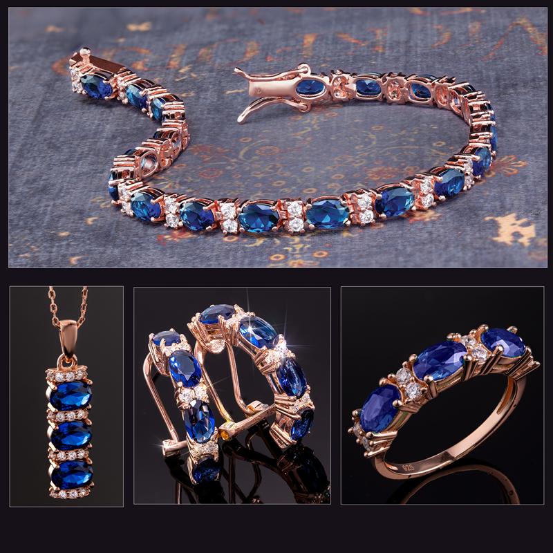 Stress-Free Glamour Collection (Sapphire Blue)